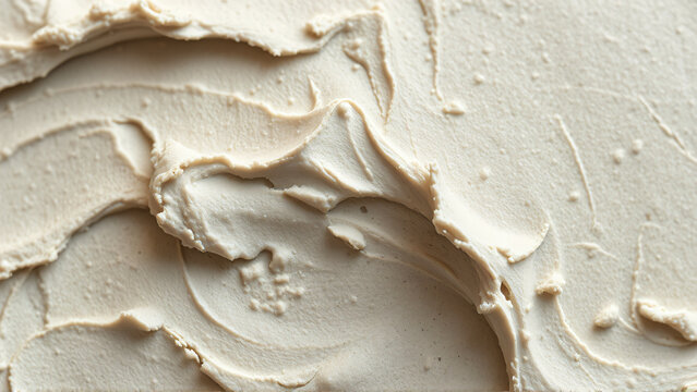 Low carbon cement paste texture with flat lay and pastel