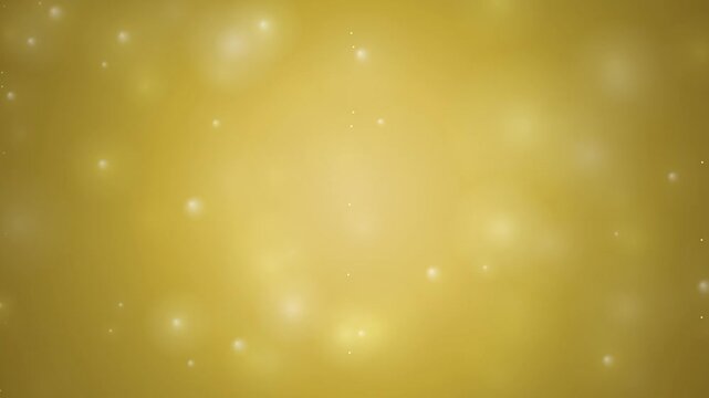Golden Abstract Light Dots Creating Warm Ambient Glow