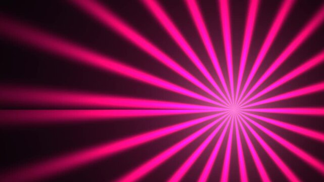 Radiant green light beams converge centrally creating an eye catching visual effect