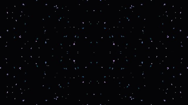 Seamless starry night sky pattern with twinkling stars