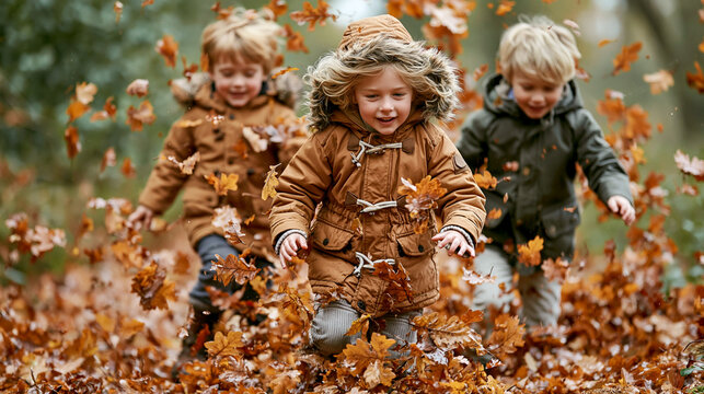 children_playing_in_autumn_leaves