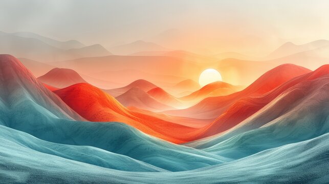 Stunning Sunset Landscape