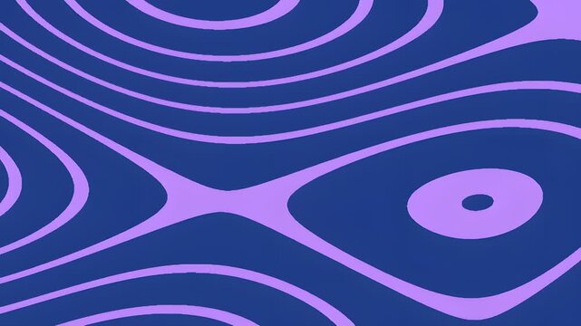 Abstract geometric pattern with purple and blue concentric shapes