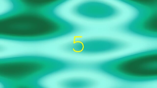 Abstract green and blue pattern with blurred circular shapes