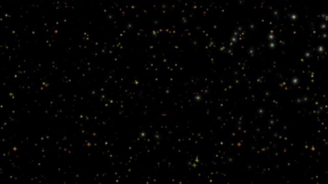 colourful white & orange space nebula starfield flying through an explosion of stars in space or glitter like the view from a spaceship cockpit or a sparkly motion background with a black backdrop 4K 