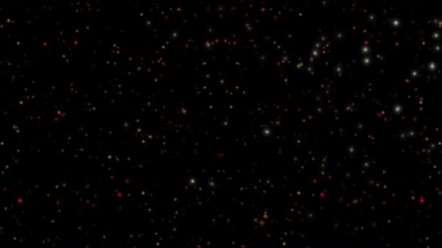 colourful white and redspace nebula starfield flying through an explosion of stars in space or glitter like the view from a spaceship cockpit or a sparkly motion background with a black backdrop 4K 