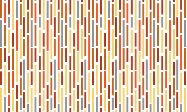Autumnal Vertical Stripe Motifs