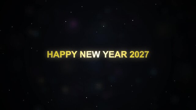 Floating Folder Icon Animation with Glowing Particles Dark Background