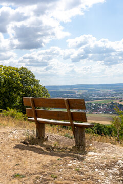 Bench with a View over the Franconian Landscape