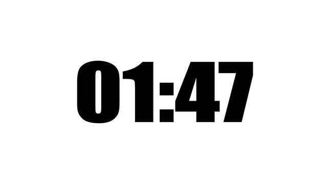 2 minute stopwatch , analog neon clock icon animation .2 minute countdown timer, representing time elapsed or a countdown with precise readability