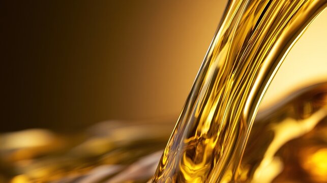 shallow. Stream of golden liquid flowing with color gradients in dramatic lighting. bar promotions, beverage menus, designed for food & beverage menus and cafe branding, inspires menu design.