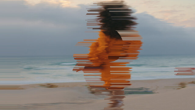 Premium Transitions Glitch Lines Right &ndash; Digital Glitch Line Transitions, RGB Signal Distortion and Futuristic Tech Effects for Dynamic Video Editing