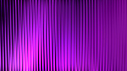 Naklejka na ściany i meble Neon purple and blue fractal glass background with ribbed fluted effect. Iridescent ripple prism abstract vertical overlay texture. Gradient luminous digital art for modern graphic design.