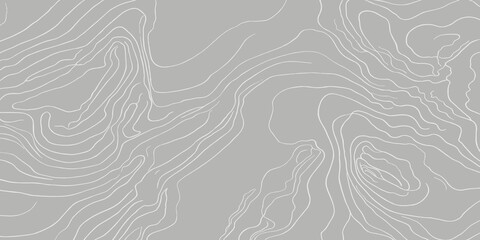Abstract grey and white topographic map pattern with topography abstract background elevation cartography geography minimalist landscape navigation technical visualization creative © MOHAMAD