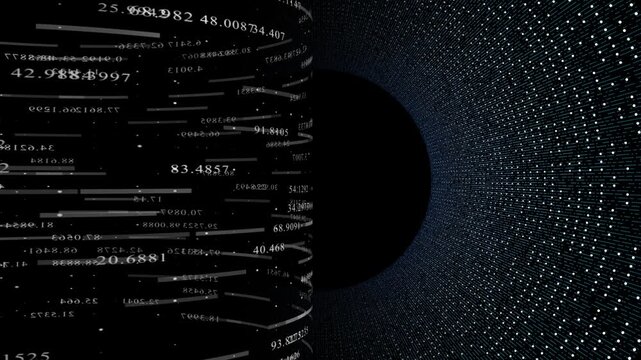 colorful digital data flow big data block chain news channel design dark technology background