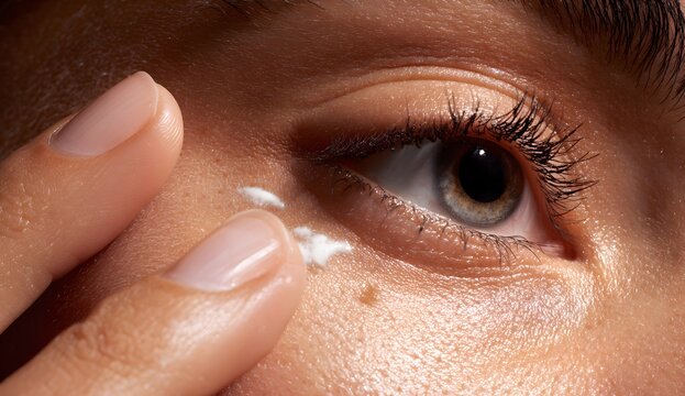 Application de cr&egrave;me contour des yeux &ndash; Routine beaut&eacute; et soin cor&eacute;en	