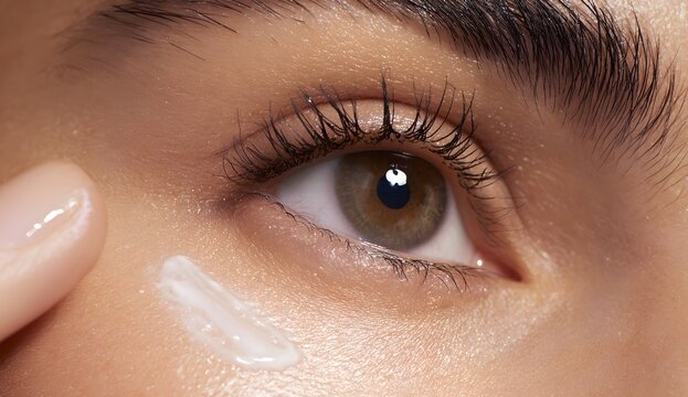 Application de cr&egrave;me contour des yeux &ndash; Routine beaut&eacute; et soin cor&eacute;en	