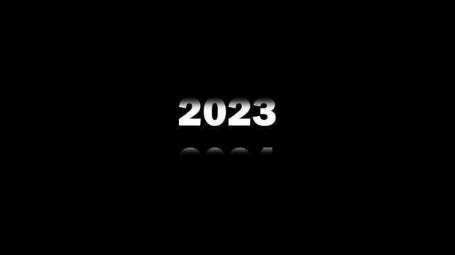 Year Scrolling Animation 2000 to 2027, Timeline of Changing Years