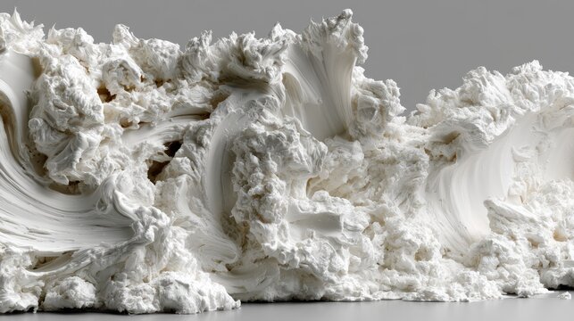 Dynamic Abstract White Swirls Texture