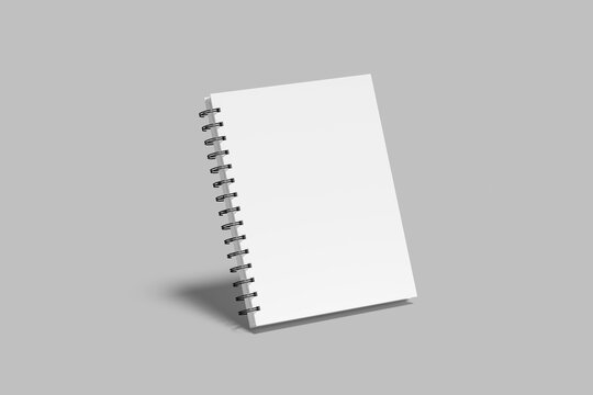 Spiral Note Book Mockup Design Blank