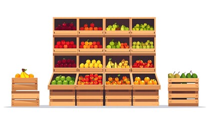Naklejka premium Colorful wooden blocks arranged in a grid pattern.