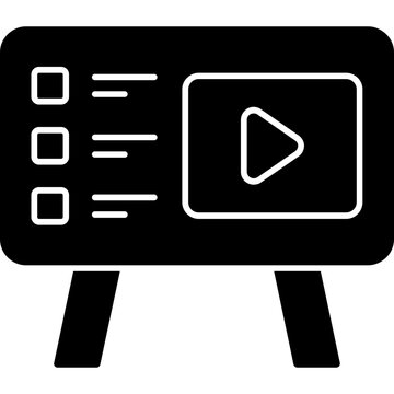 Video Presentation Icon