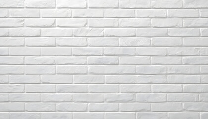 Fototapeta premium Weathered White Brick Wall Texture Background with Rustic Brickwork Pattern, Rough Cement Surface and Vintage Architectural Masonry for Construction and Wallpaper Design