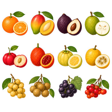 Fruit Illustration Collection