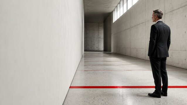 Professional Confronts a Red Boundary That Keeps Advancing for Business Strategy