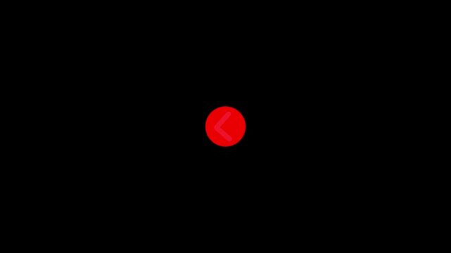 Skip button icon software digital isolation on black background 4k resolution.