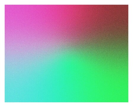 Abstract Grainy Mesh Gradient Pink Cyan Green Vector Background