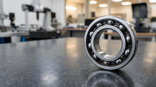 precision angular contact ball bearing for industrial machinery inspection, mechanical engineering and high performance rotating equipment