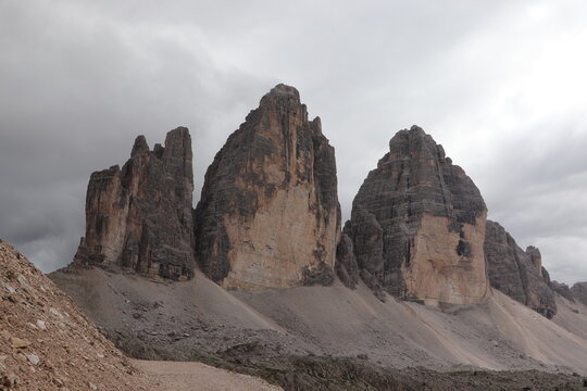 Włoskie Dolomity - park przyrody Tre Cime di Lavaredo
