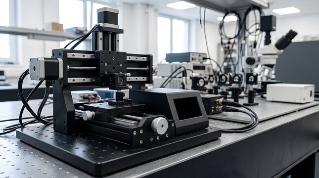 motorized linear translation stage with blank controller