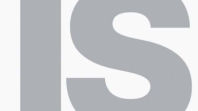 Knowledge is power text animation, black typography on white background