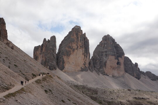 Włoskie Dolomity - park przyrody Tre Cime di Lavaredo
