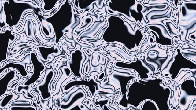 Abstract wavy patterns with fluid design. 2d animation
