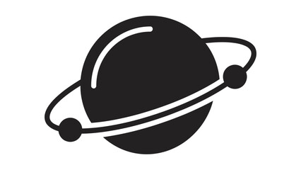 Planet with Rings Vector Icon © jae