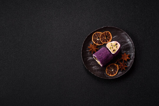 Turkish delight or lokum is a traditional Eastern sweet made with nuts. Turkish delight, lokum
