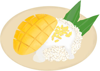 Mango sticky rice