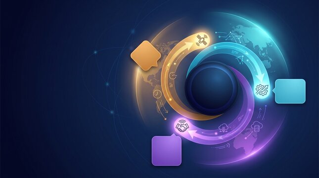 Global workflow handoff wheel for distributed operations