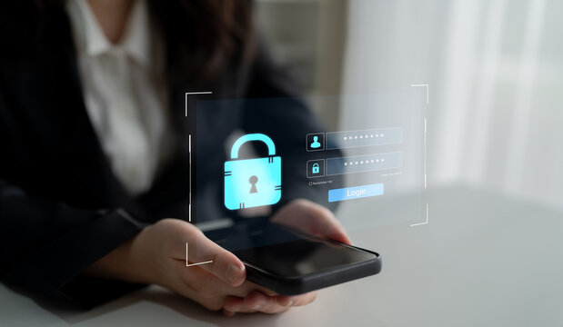A user interface for a secure login portal. The screen requires a username and password for authentication, providing access to a private account or system. Fermion