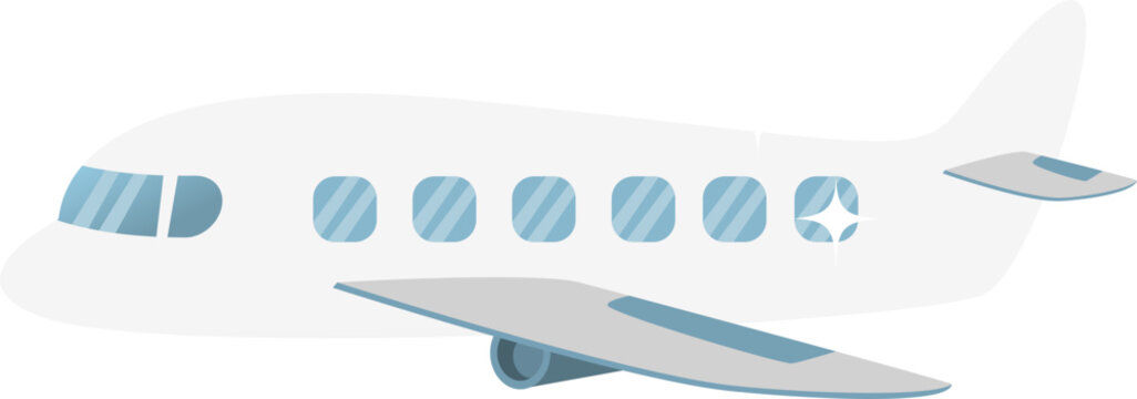 vector illustration of a plane
