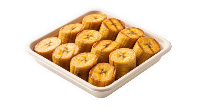 Golden brown mini pancakes stacked in a white basket. Fluffy bite-sized breakfast pastries served on a tray for brunch or dessert.