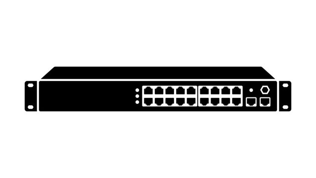 Network Switch Rack Mount Icon