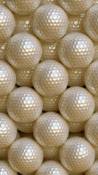 Close-up of Golf Balls for Sports and Recreation