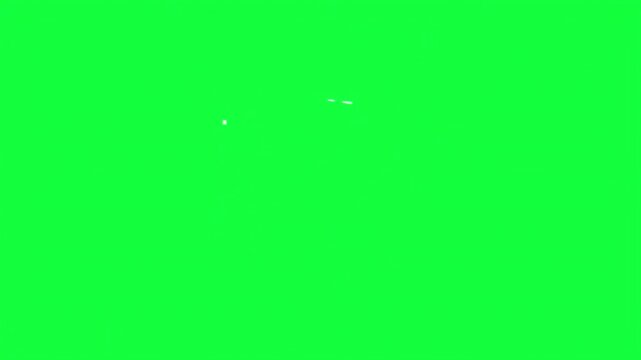 wind animation showing an elegant white looping airflow movement