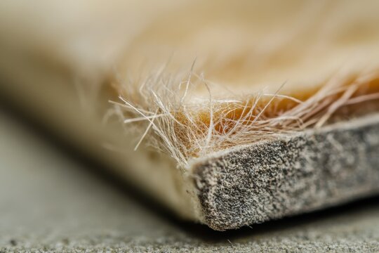 Macro match striking surface closeup texture, fiber detail, beige tone, gray surface, shallow depth of field