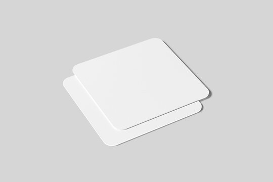 blank Coaster mockup