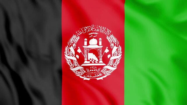 Afghanistan Flag Loop animation